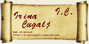 Irina Čugalj vizit kartica